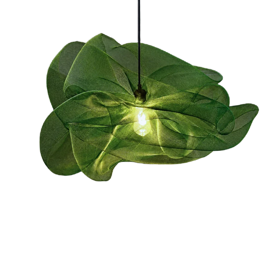 Modern Green Petal Pendant Light
