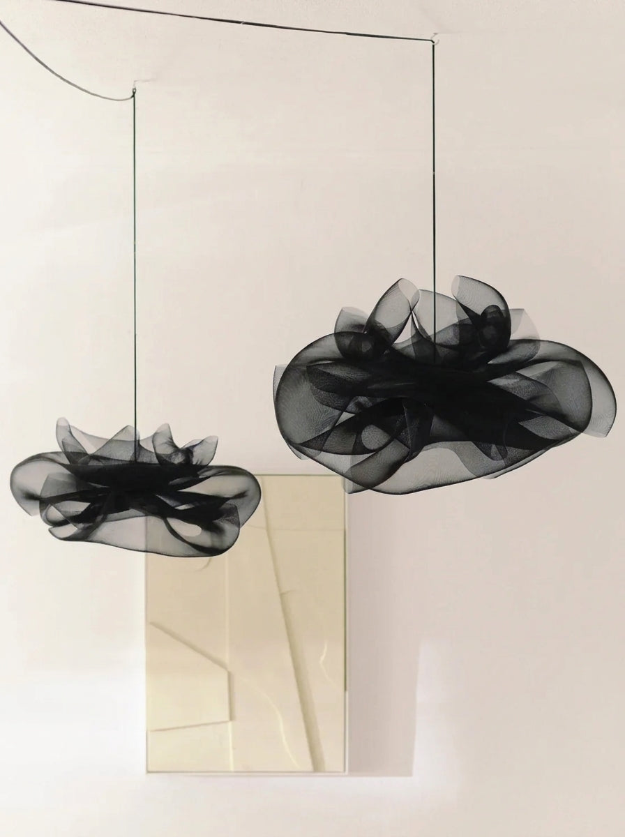 Black Petal Pendant Light