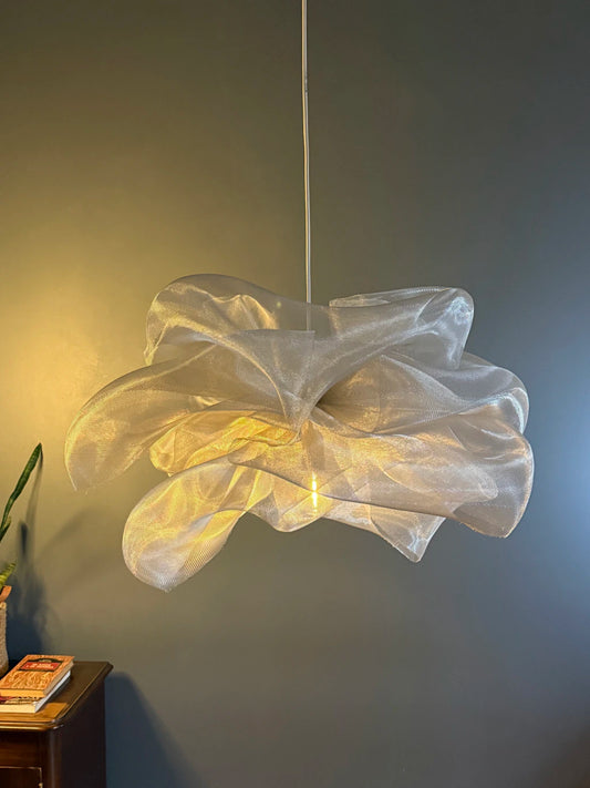 White Petal Pendant Light
