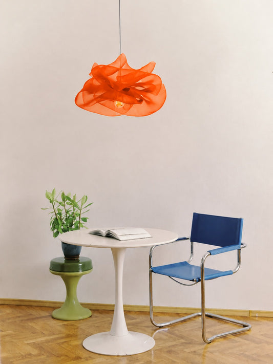 Orange Petal Pendant Light