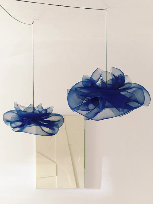 Blue Petal Pendant Light