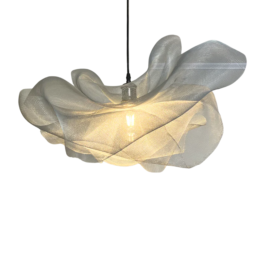 Modern White Petal Pendant Light