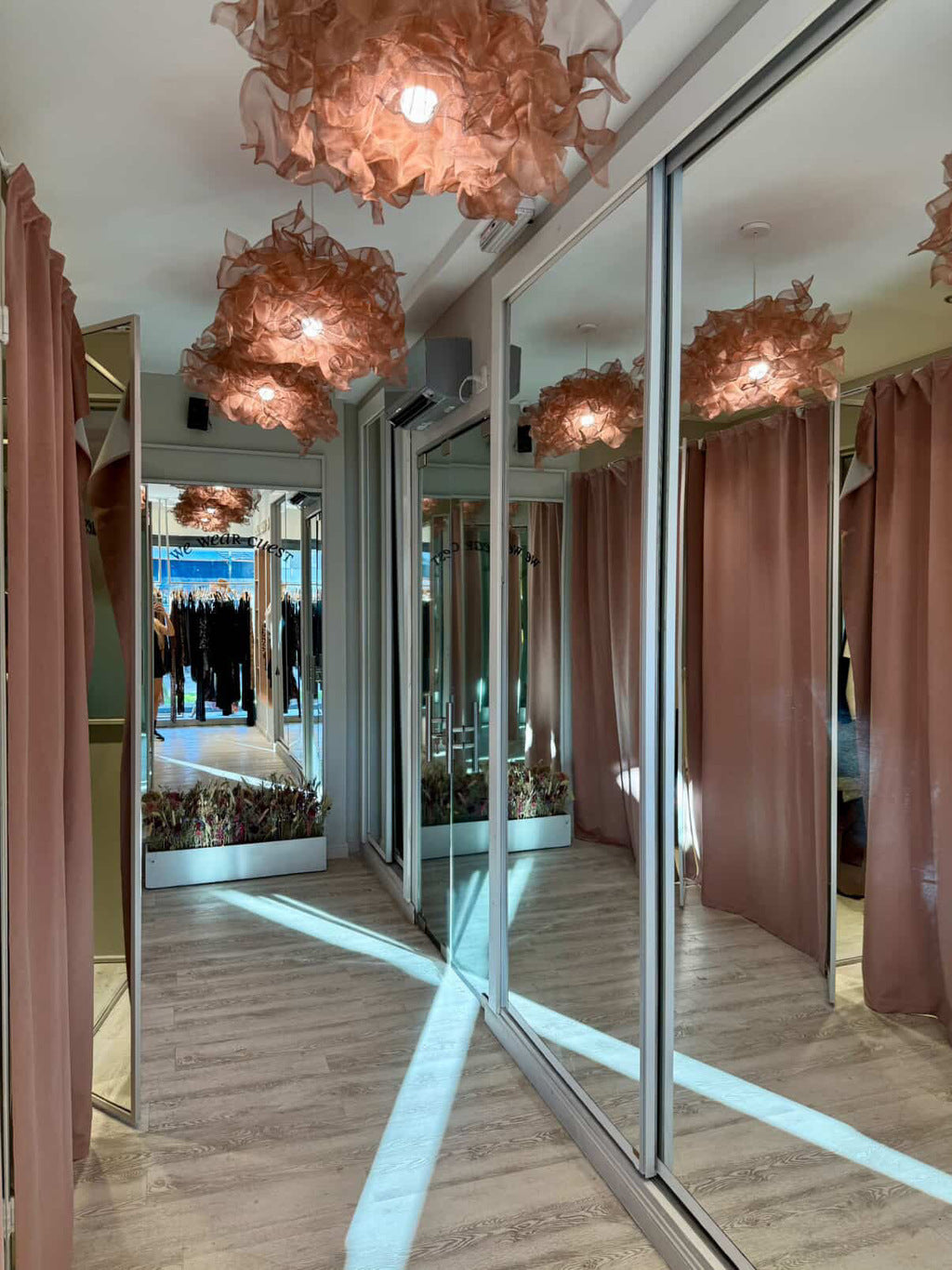 Modern Beige Floral Pendant Light