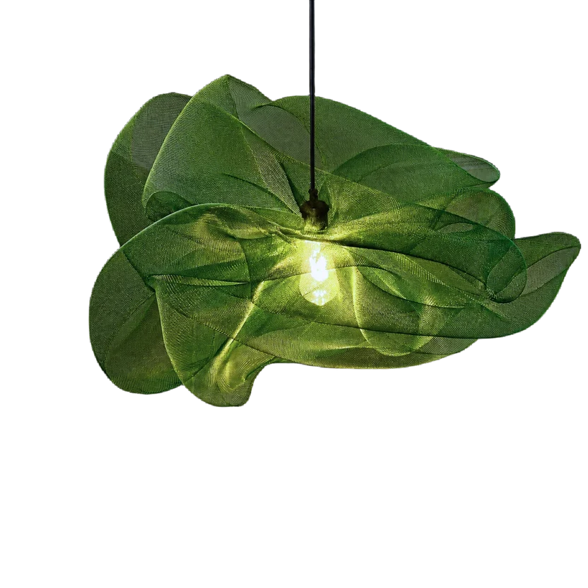 Modern Green Petal Pendant Light