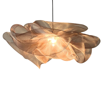 Handmade Wire Mesh Flower Chandelier