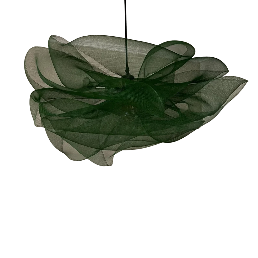 Modern Green Petal Pendant Light