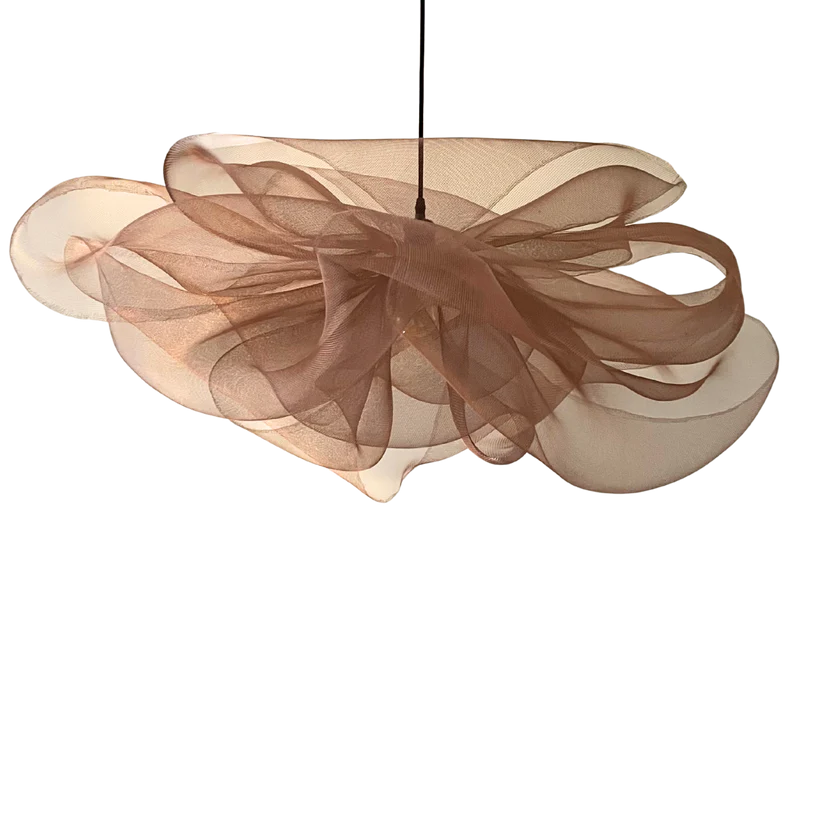 Handmade Wire Mesh Flower Chandelier