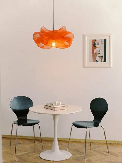 Orange Petal Pendant Light