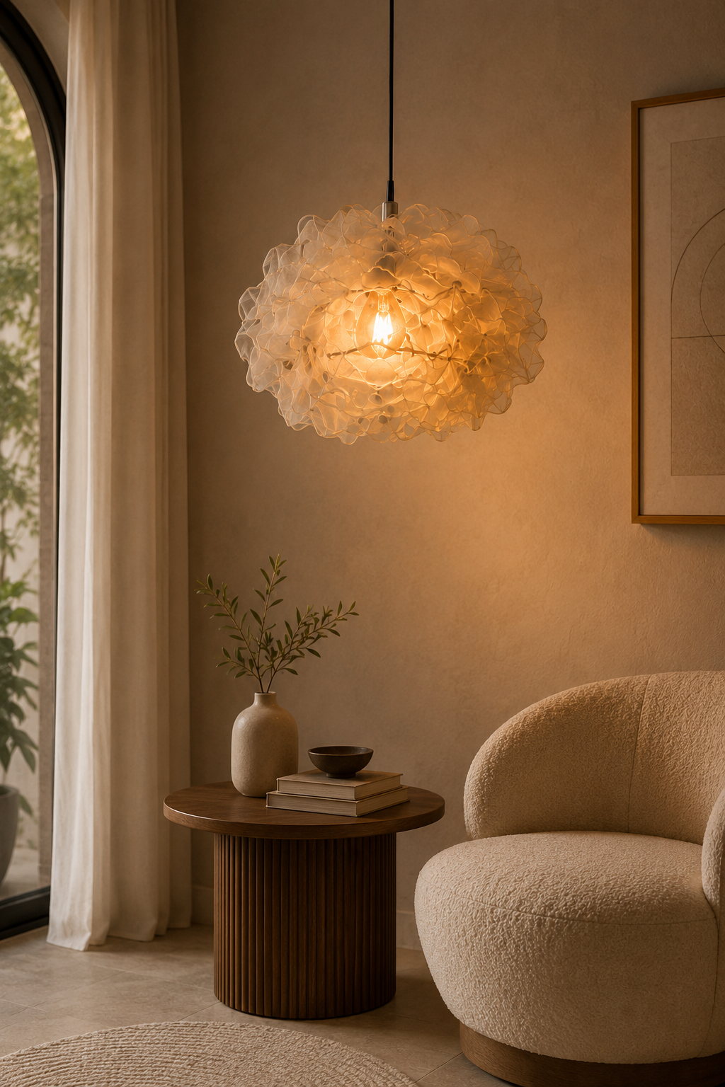 Elegant Bloom Pendant Light