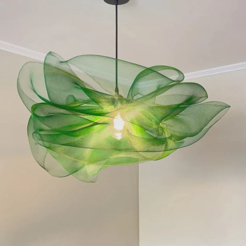 Modern Green Petal Pendant Light