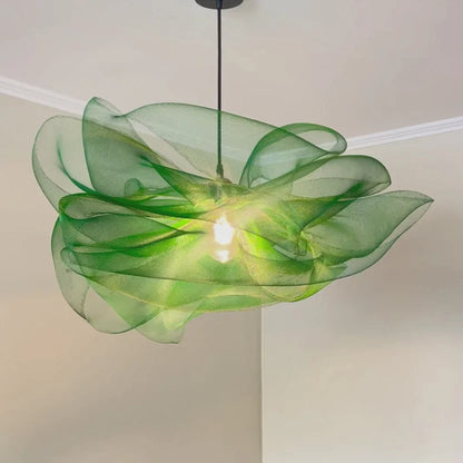 Modern Green Petal Pendant Light