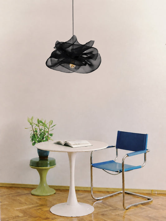 Black Petal Pendant Light