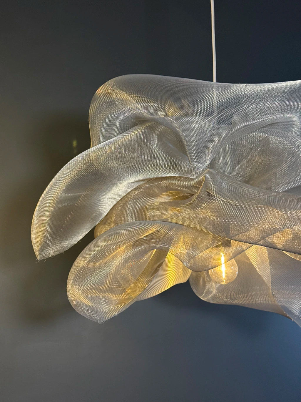 White Petal Pendant Light