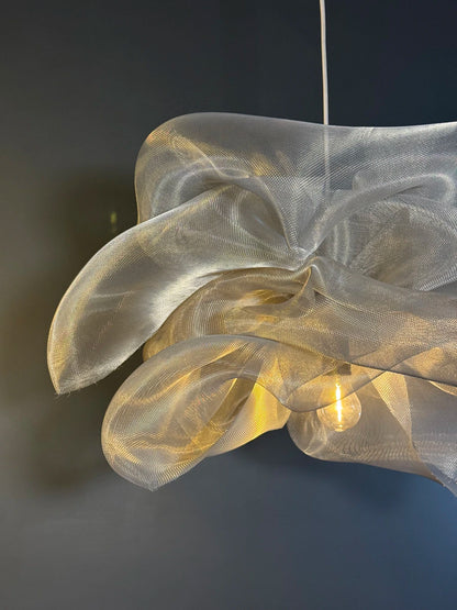 White Petal Pendant Light