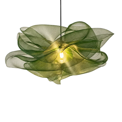 Modern Green Petal Pendant Light