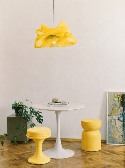 Yellow Petal Pendant Light
